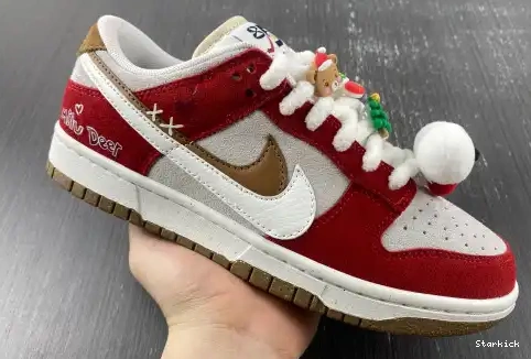 Green Brown Red 85 Low White Christmas SB DO9457-112 Dunk Nike 0504